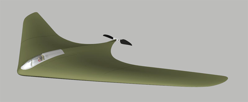 CAD-Bild Horten-9 Puscher