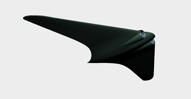 fly2air.com - Horten-9 V3 P2 mit Schubrohren
