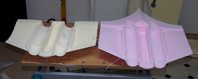 fly2air.com - Horten-9 V3 P2 mit Schubrohren