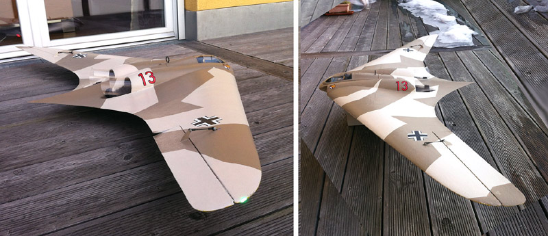 fly2air.com - Horten-9 V3 Bauanleitung