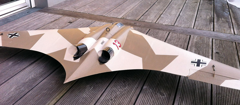 fly2air.com - Horten-9 V3 Bauanleitung