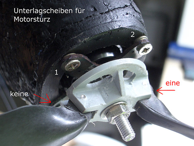 Motorsturz und -zug