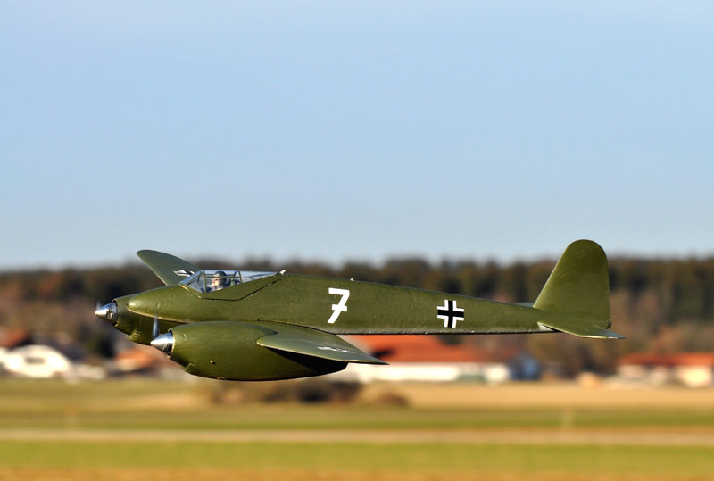 FW-187 im Flug