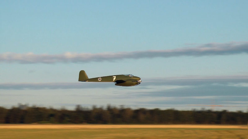 FW-187 im Flug