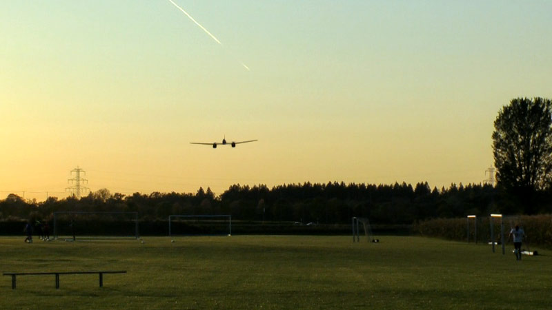 FW-187 im Flug